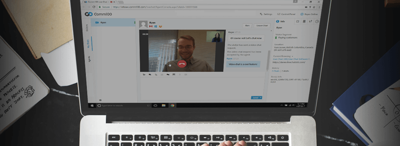 Introducing Audio & Video Chat in Comm100 Live Chat