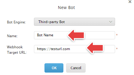 Webhook messenger bot