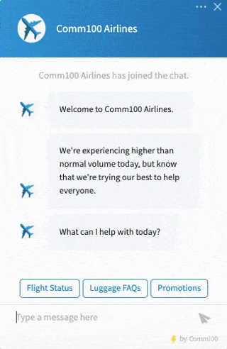 airline chat