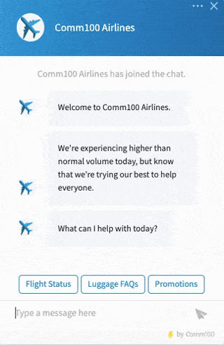 airline chat
