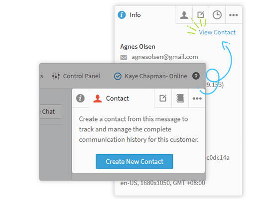 Convert A Visitor to A Contacts