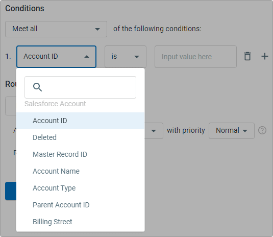 Create Chat Routing Rules with Salesforce Fields