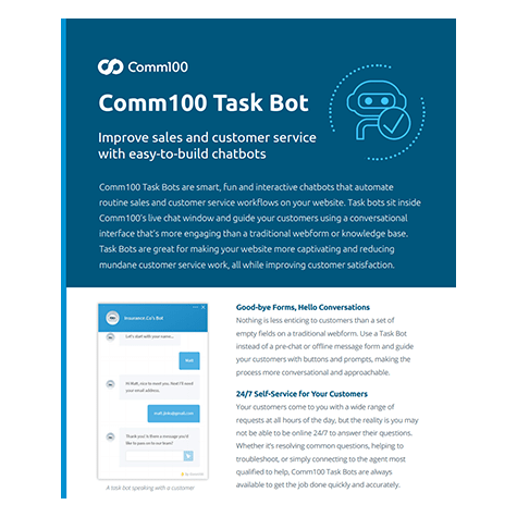 Comm100 Task Bot