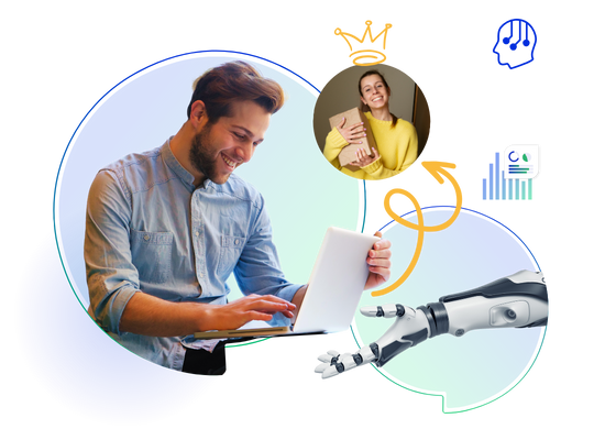 Lean into Automation – Transforming Customer Service with AI & Human-Bot Harmony - Pillar blog hero banner