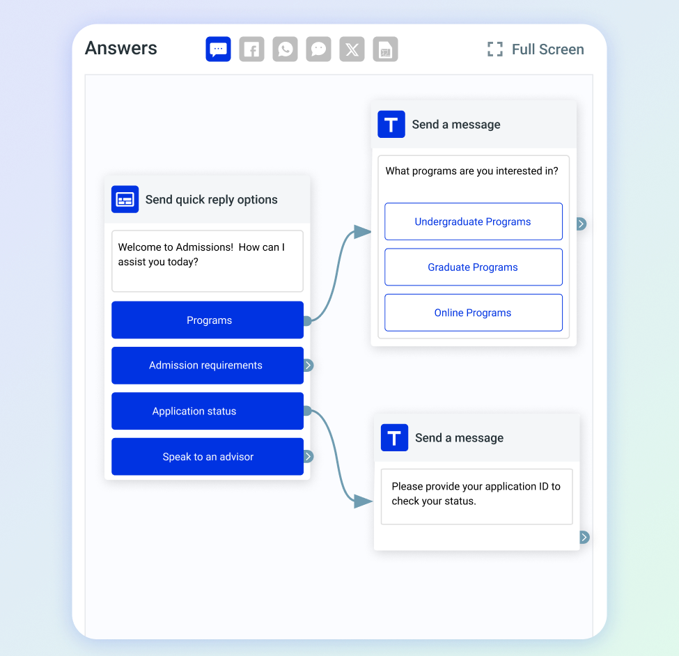 Custom Answers Chatbot