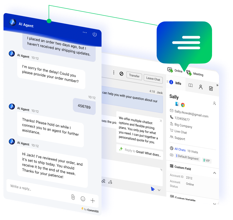 live chat page hero banner