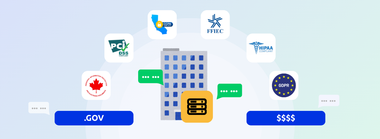 How Financial Institutions and Government Organizations Meet Data Sovereignty Laws with On-Premises AI Live Chat