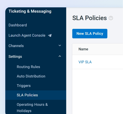 SLA Policies