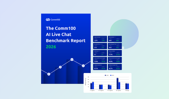 Comm100 AI Live Chat Benchmark Report 2026 featured image