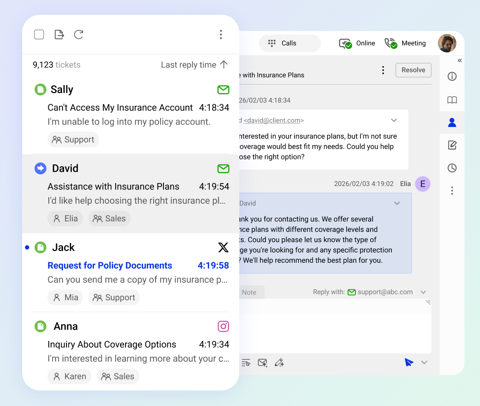 Ticketing & Messaging 