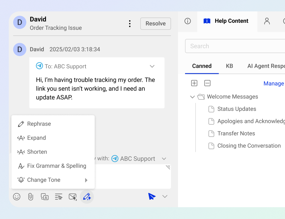 Friction-Reducing Productivity 