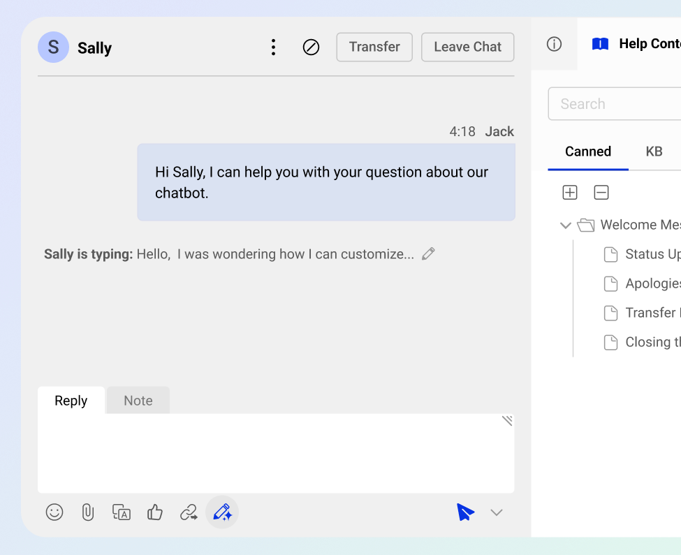Intelligent Chat Preview 