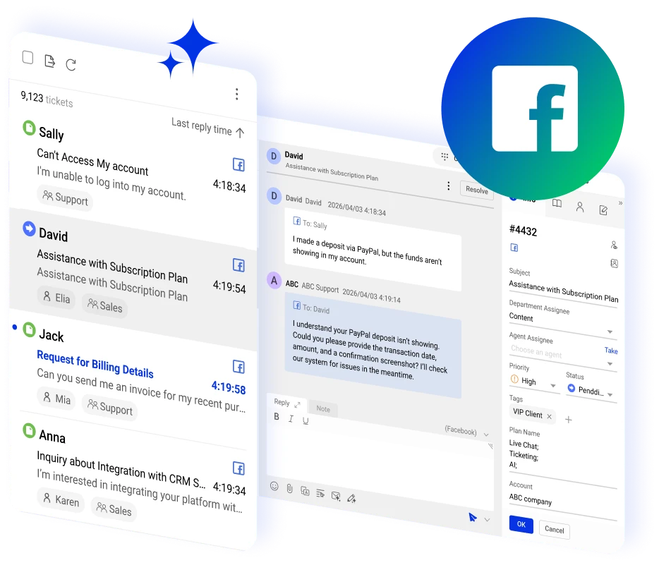 facebook integration banner