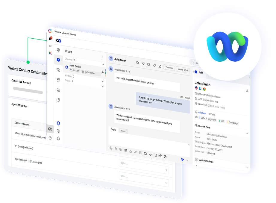 Webex integration hero banner