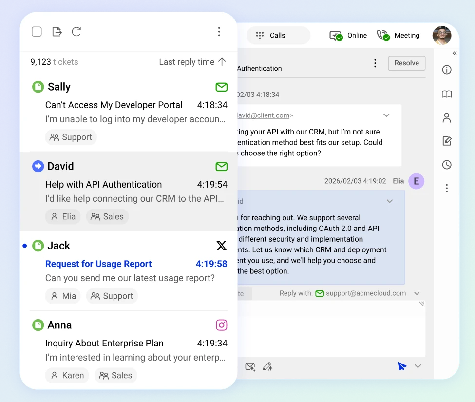 Ticketing & Messaging 