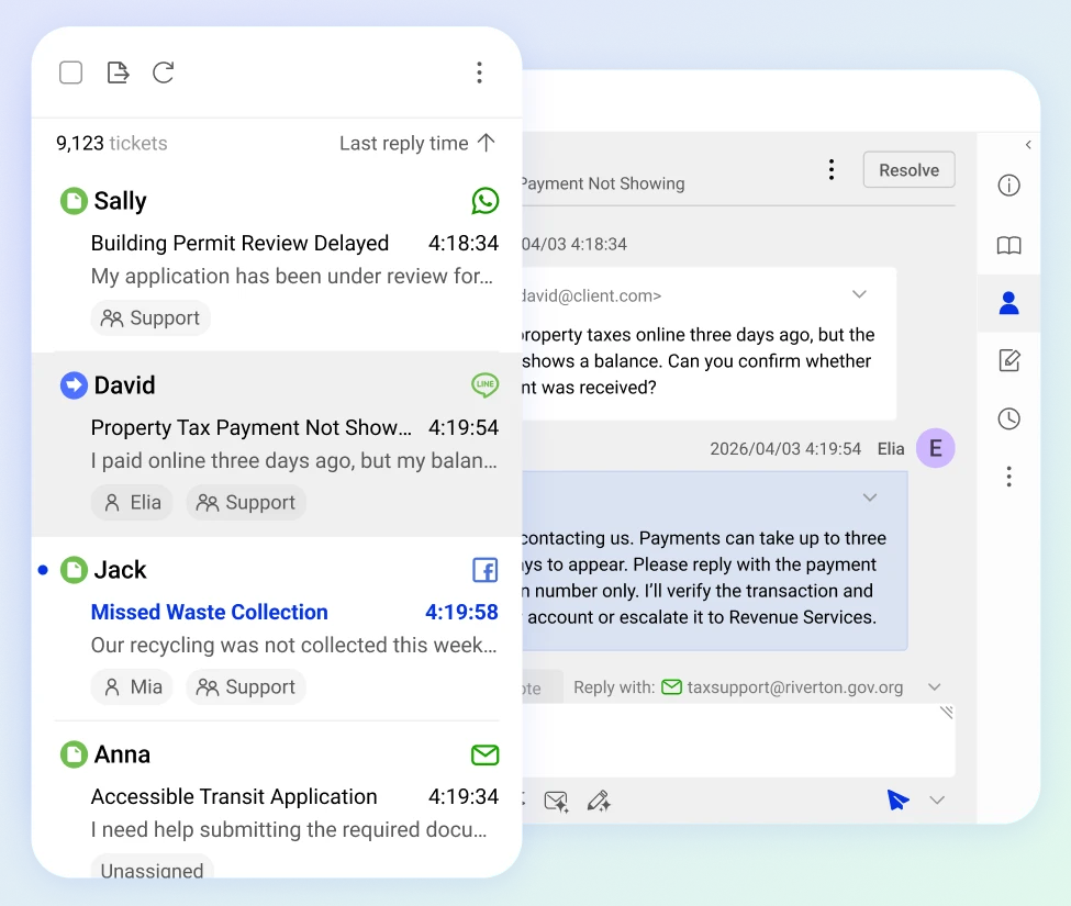 Ticketing & Messaging 