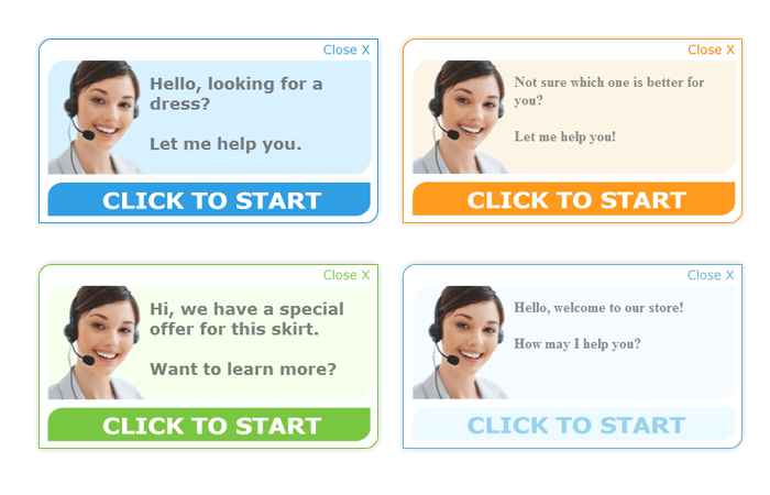 add a human touch on website with live chat - proactive chat