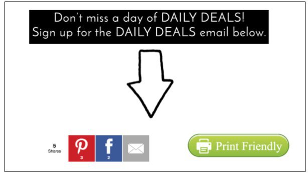 Daily Deals Promotion