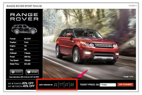 Range Rover Countdown