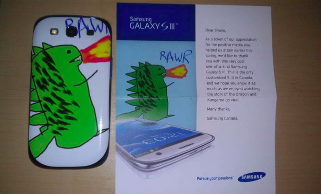 Samsung Canada Dragon Example