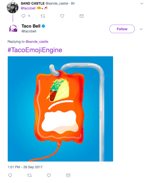 social media customer service Taco Emoji Engine