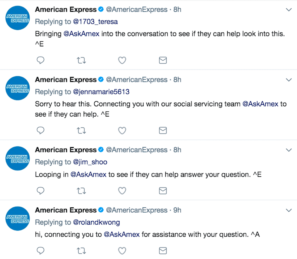 Social Media Mistakes - Amex