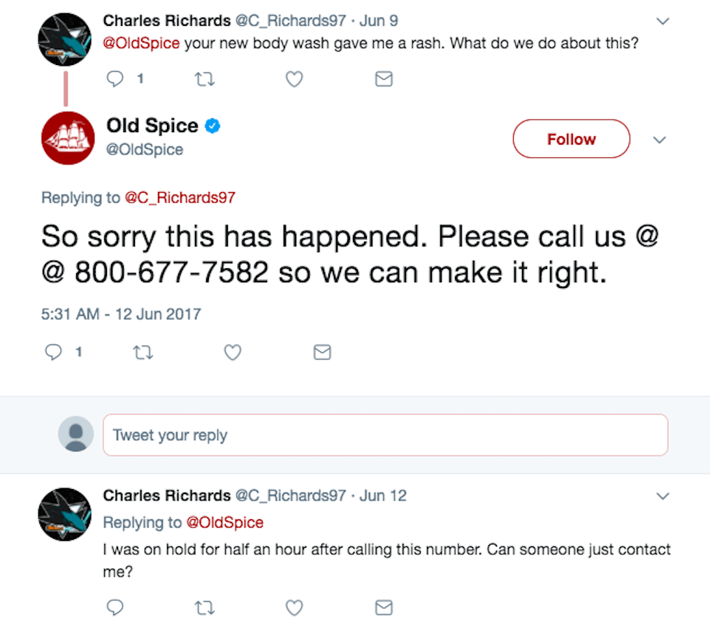 Social Media Mistakes - OldSpice