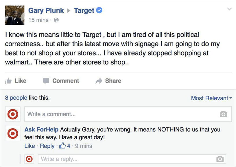 Social Media Mistakes - Target