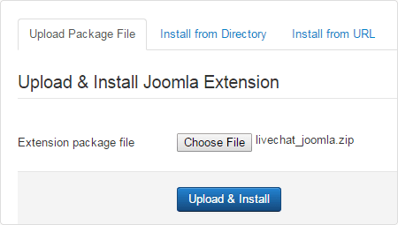 Joomla! Chat Plugin - No Live Chat Code Pasting