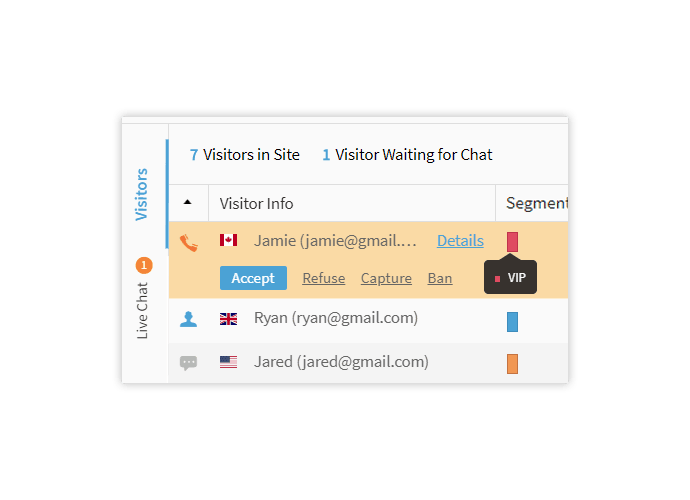 visitor segmentation