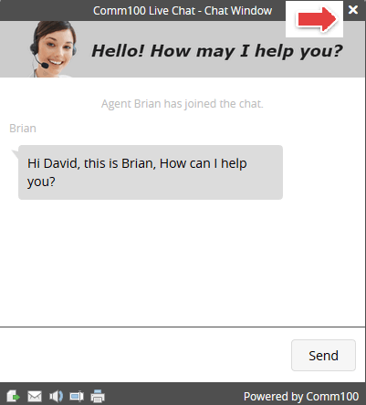 How To End Chat In Comm100 Live Chat How To End Chat In Comm100 Live Chat